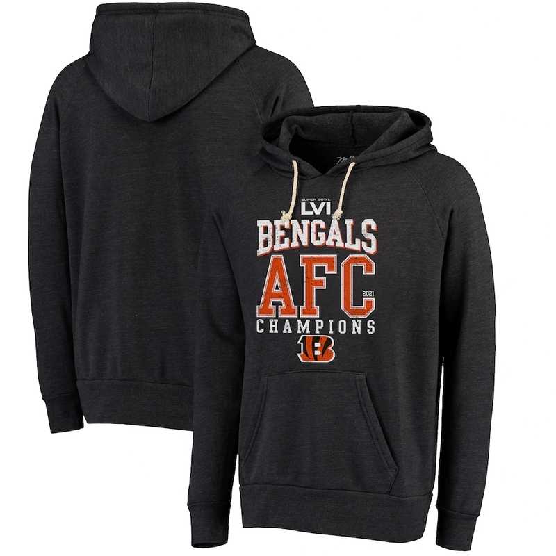 Cincinnati Bengals Majestic Threads 2021 AFC Champions Get Big Pullover Hoodie,We sell and wholesale Cincinnati Bengals Majestic Threads 2021 AFC Champions Get Big Pullover Hoodie on line form chian!
